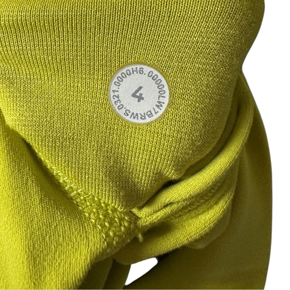 Lululemon Align High Rise Short 6” Yellow Serpentine Size 4 - Picture 8 of 8